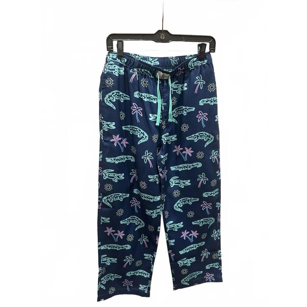 NEW CHUBBIES boy's neon glades pj pants in navy